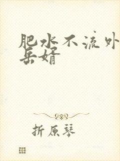 肥水不流外人田岳婿