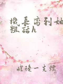 机长脔到她哭h粗话h