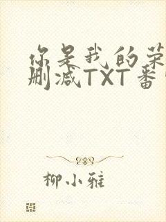 你是我的荣耀未删减TXT番外