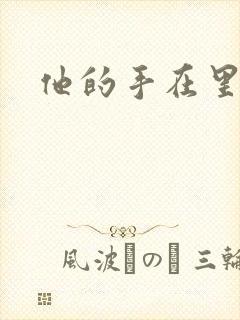 他的手在里面动