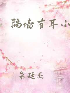 隔墙有耳小说