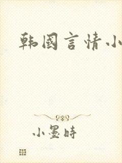 韩国言情小说