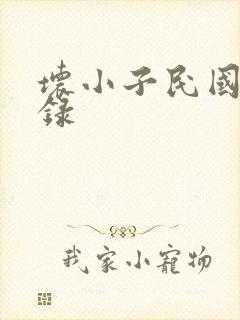 坏小子民国穿越录