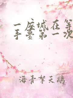 一座城在等你洗手台第一次