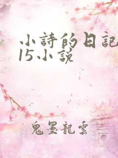 小诗的日记1一15小说
