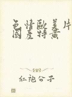 色情欧美片午夜国产特黄