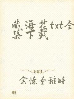 藏海花txt全集下载