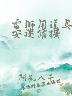 雷狮用道具玩哭安迷修扩