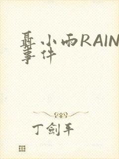 聂小雨RAIN事件