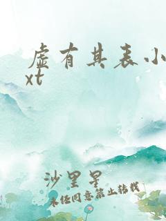 虚有其表小说txt