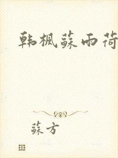 韩枫苏雨荷小说