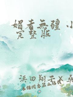 媚者无疆 小说 完整版