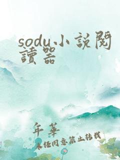 sodu小说阅读器