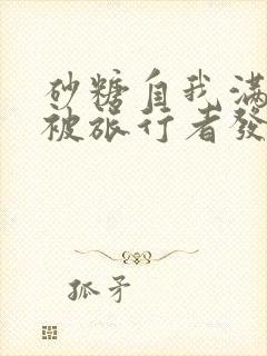 砂糖自我满足时被旅行者发现小说