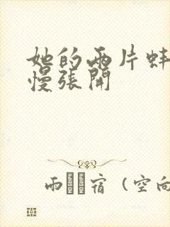 她的两片蚌肉慢慢张开