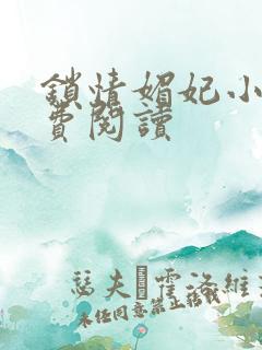 锁情媚妃小说免费阅读