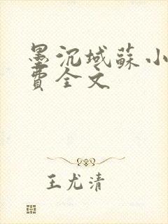 墨沉域苏小柠免费全文