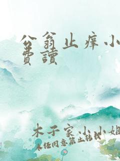 公翁止痒小说免费读