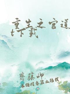 重生之官道txt下载