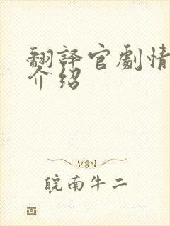 翻译官剧情分集介绍