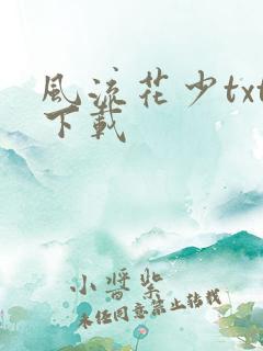 风流花少txt下载