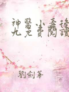 神医小毒后慕卿九免费阅读