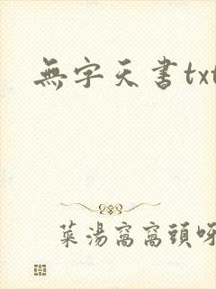 无字天书txt