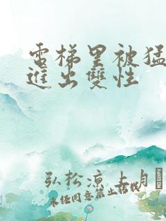 电梯里被猛烈的进出双性