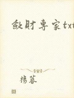 敛财专家txt
