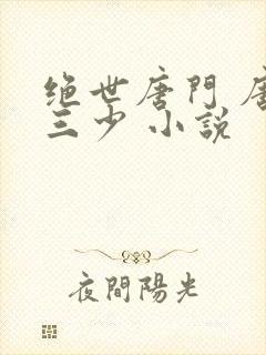 绝世唐门 唐家三少 小说