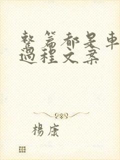 整篇都是车的肉过程文案