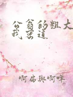 公翁的粗大挺进我密道