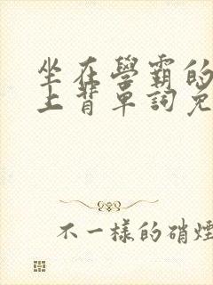 坐在学霸的棍子上背单词免费观看