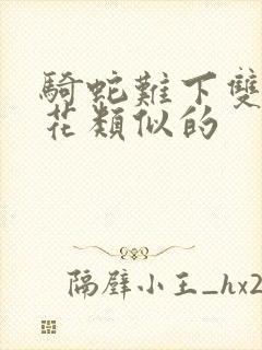 骑蛇难下双金银花类似的