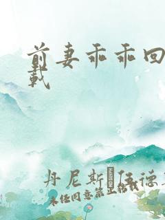 前妻乖乖回来下载