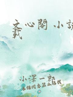 文心阁 小说连载