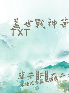 盖世战神萧破天TXT