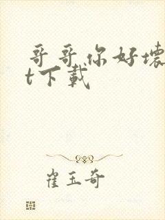 哥哥你好坏txt下载