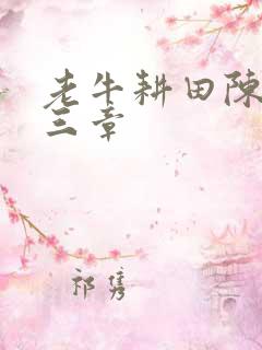 老牛耕田陈雪第三章