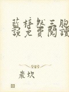 蓝梓然三胞胎小说免费阅读