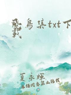飞鸟集txt下载