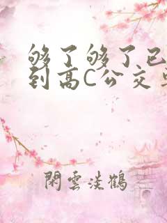 够了够了已经满到高C公交车
