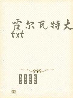 霍尔瓦特大街 txt