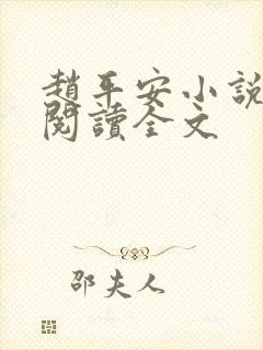 赵平安小说免费阅读全文