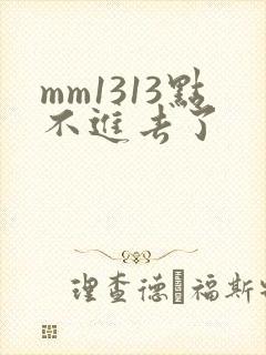 mm1313点不进去了