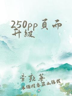 250pp页面升级