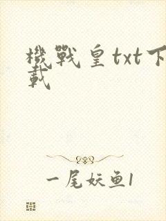 机战皇txt下载
