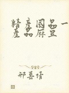 精产国品一二三产品麻豆