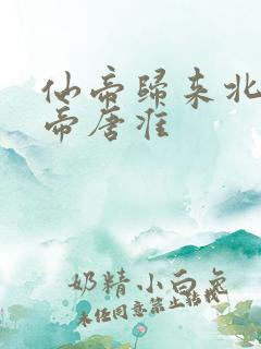 仙帝归来北斗仙帝唐准