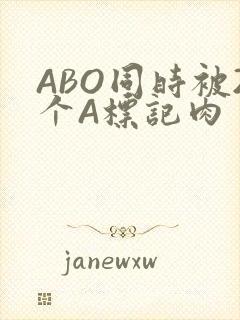 ABO同时被2个A标记肉